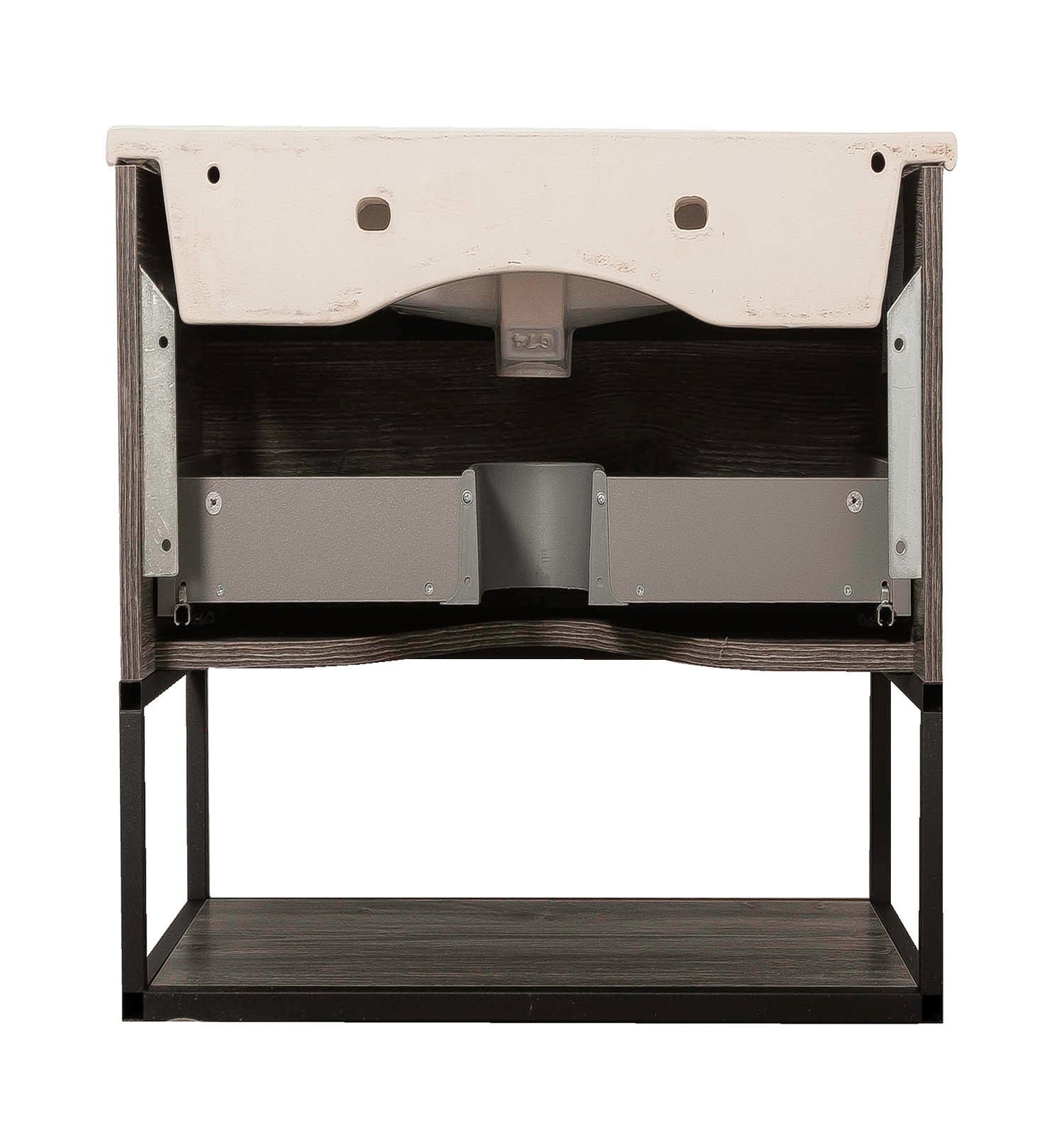 Mobilier de baie suspendat Loft Iron, Oak moras