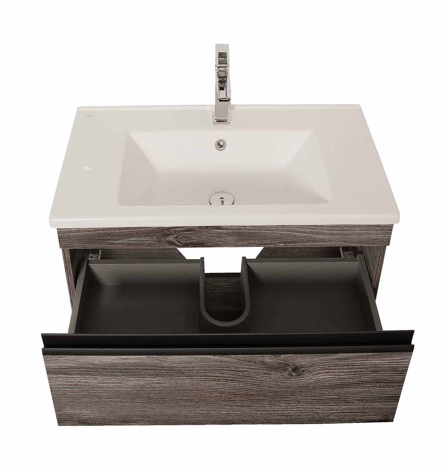 Mobilier de baie suspendat Loft Iron, Oak moras