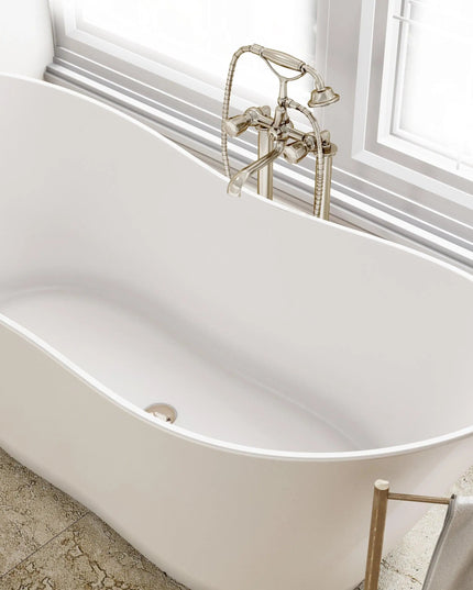 Cadă din compozit, lucioasă Florida