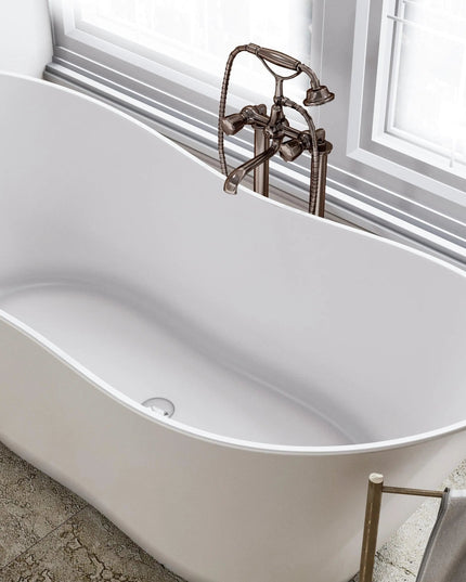 Cadă din compozit, lucioasă Florida