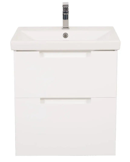 Mobilier de baie suspendat Infinity, Alb