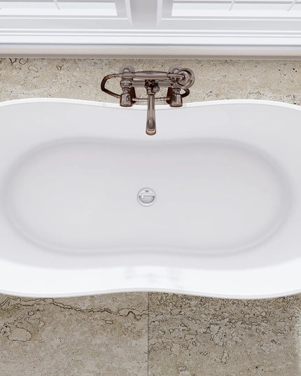 Cadă din compozit, lucioasă Florida