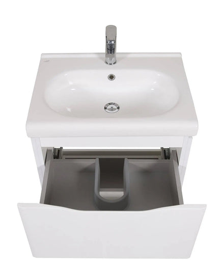 Mobilier de baie pe pardoseală Venice, Alb (City)