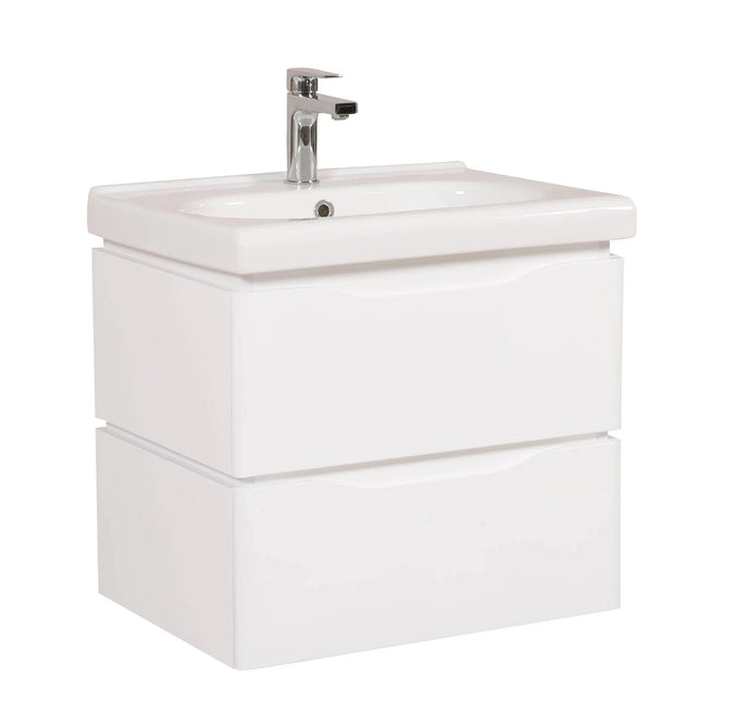 Mobilier de baie suspendat Venice, Alb (City)