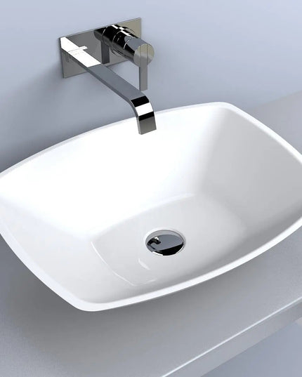 Lavoar Chambery pentru blat , Alb lucios