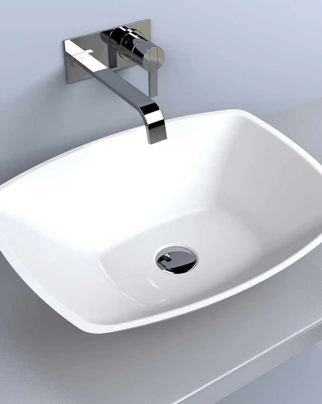 Lavoar Chambery pentru blat , Alb lucios