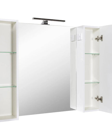 Oglindă cu dulăpior Rodors, Alb