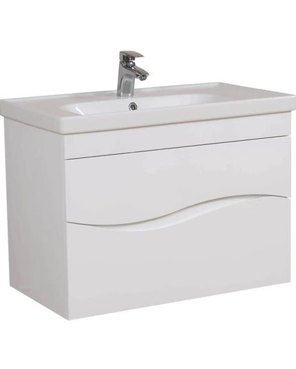 Mobilier de baie suspendat Alfa alb