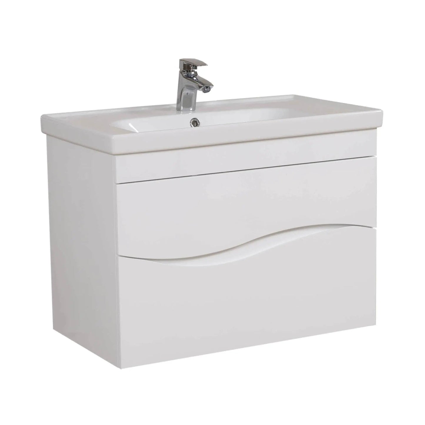 Mobilier de baie suspendat Alfa alb