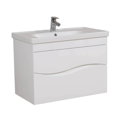 Mobilier de baie suspendat Alfa alb