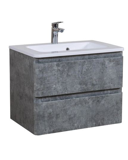 Mobilier de baie suspendat Accent gri