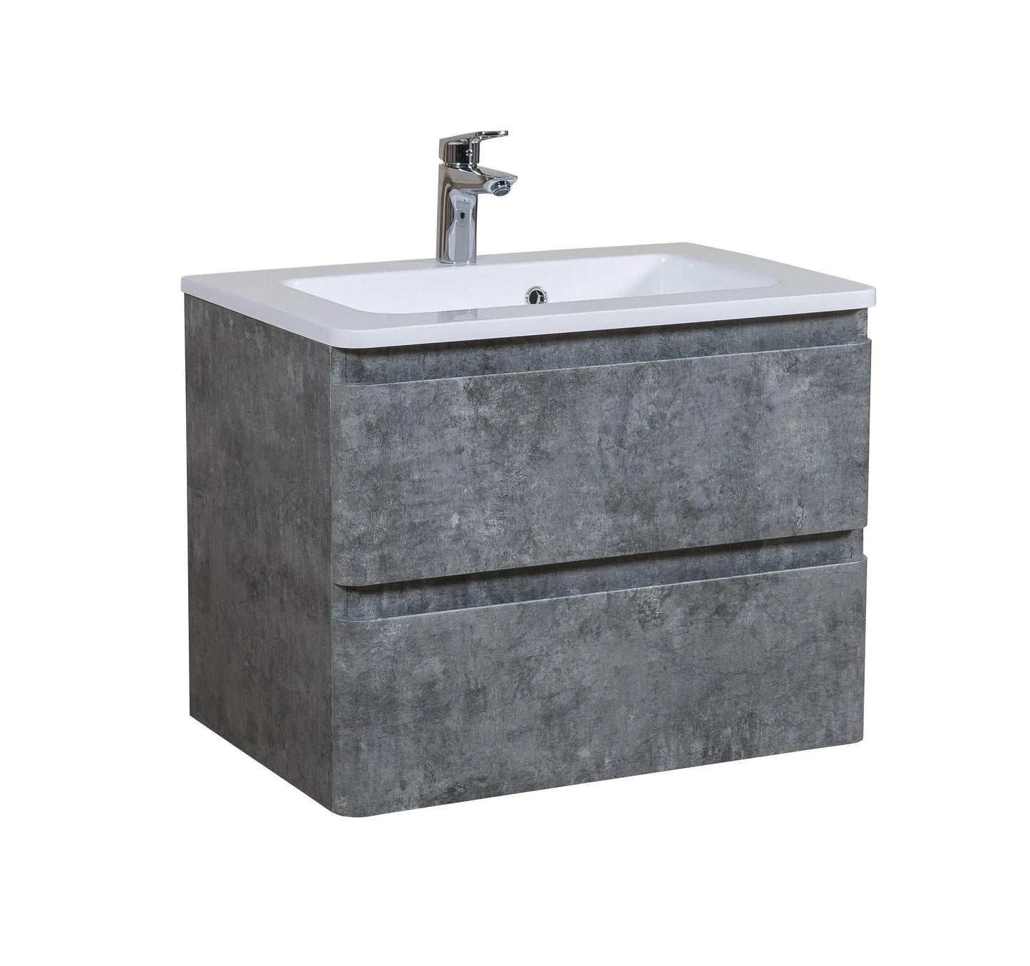 Mobilier de baie suspendat Accent gri