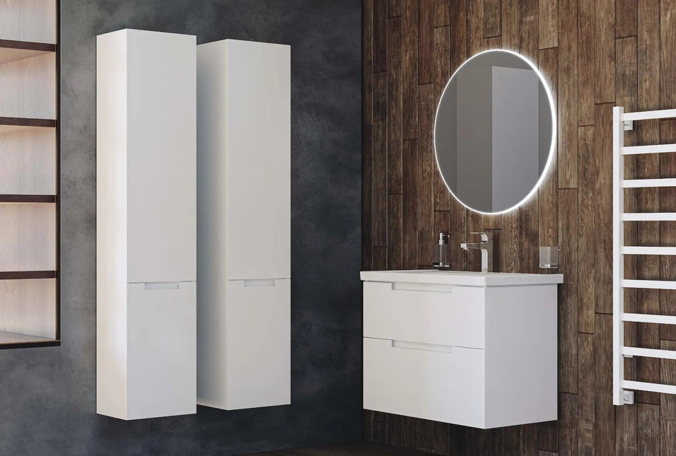 Mobilier de baie suspendat Infinity, Alb