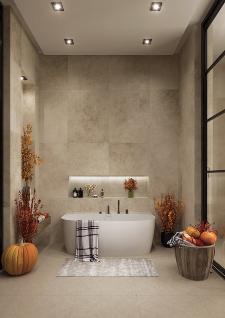 Cadă din compozit  albă lucioasă Anna