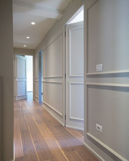 Ușă de interior Filomuro – sistem ascuns, design minimalist, finisaj alb mat, livrare rapidă