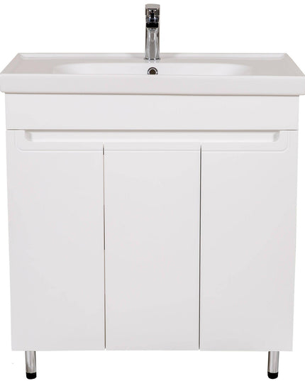 Set baie Omega – mască pe pardoseală cu lavoar ceramic