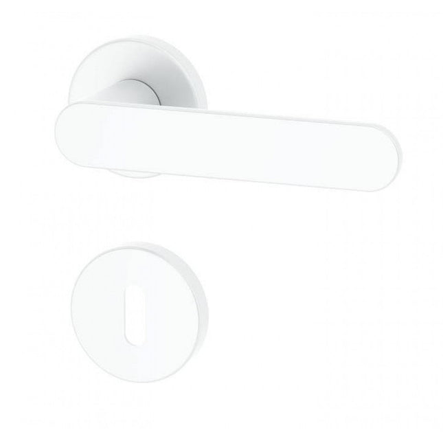 Manere usi DORO ( COMFY ) alb mat cu rozeta cheie