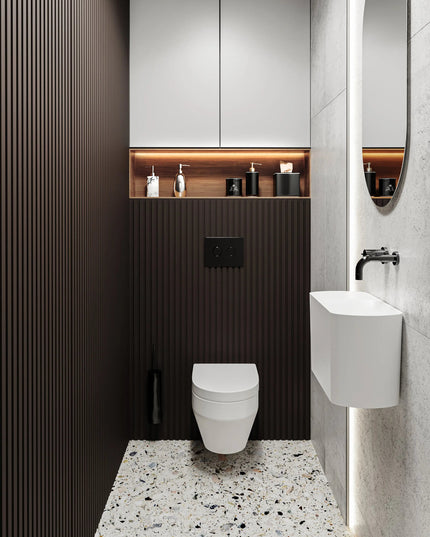 Lavoar suspendat Helix Alb, Miraggio