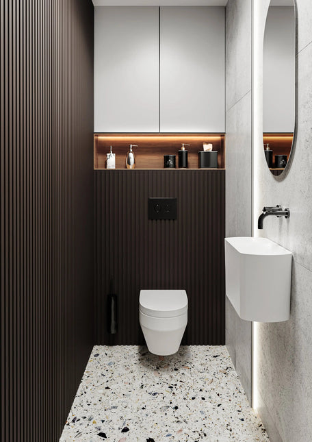 Lavoar suspendat Helix Alb, Miraggio