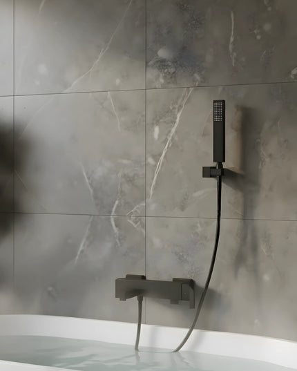 Set duș complet și cada – coloana de duș cu baterie, cap fix de cada