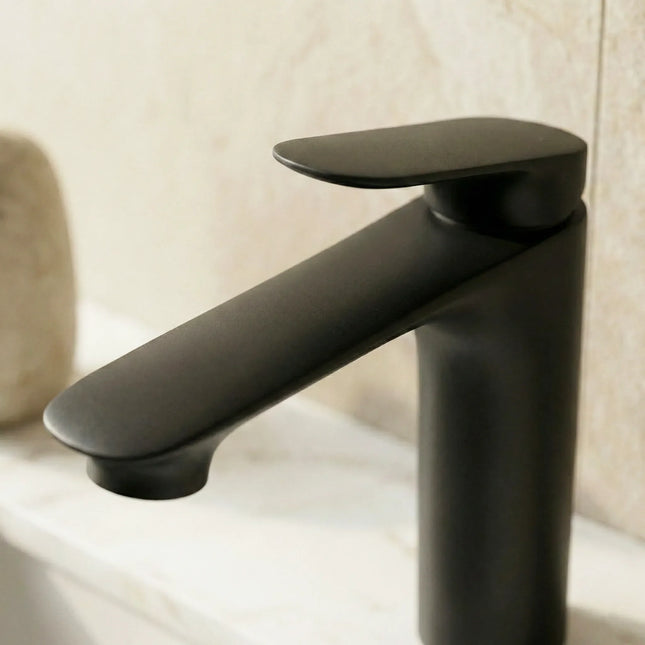 Baterie lavoar – Colecția Rinel – Negru mat