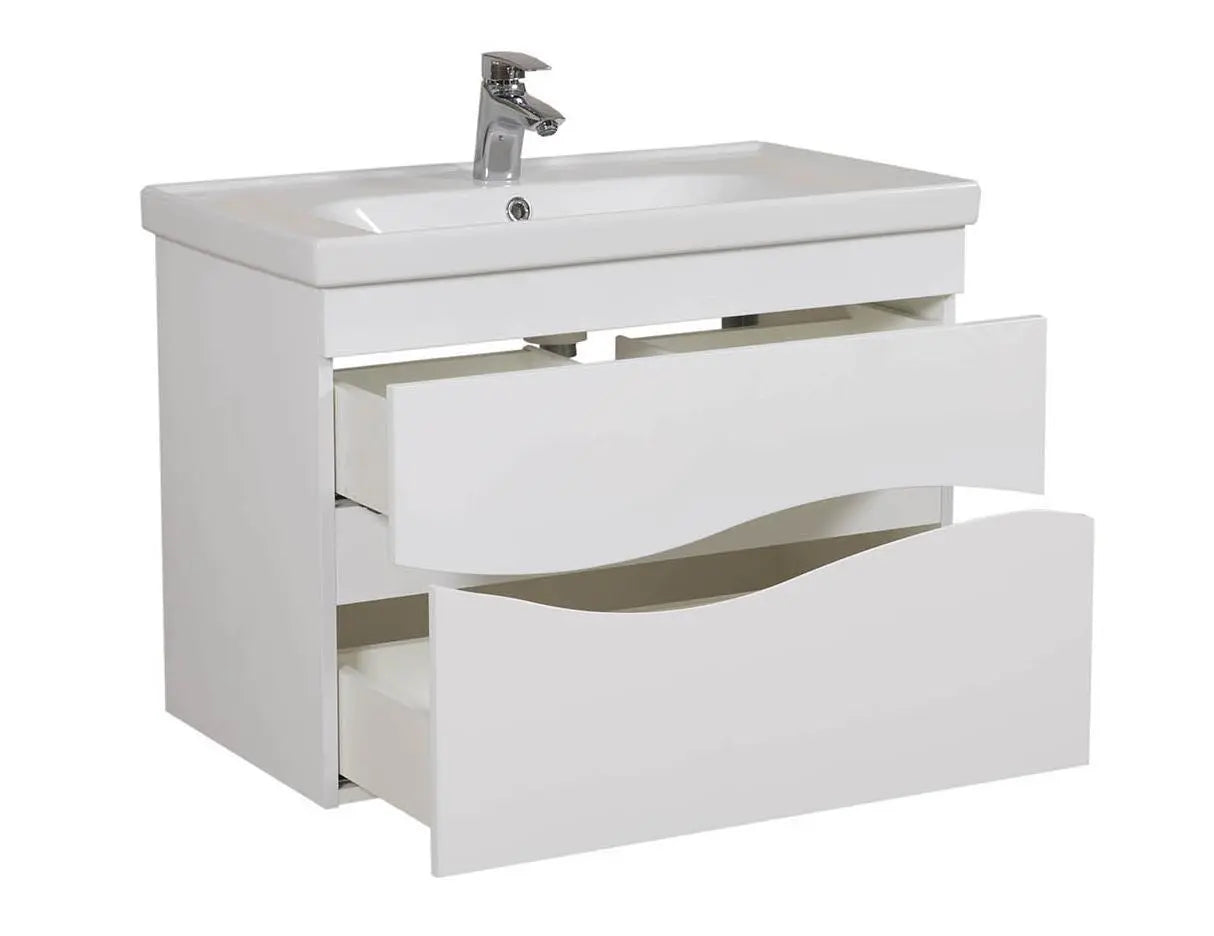 Mobilier de baie suspendat Alfa alb
