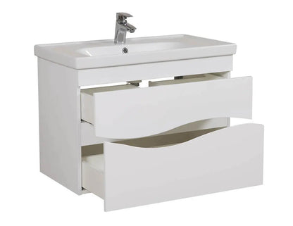 Mobilier de baie suspendat Alfa alb