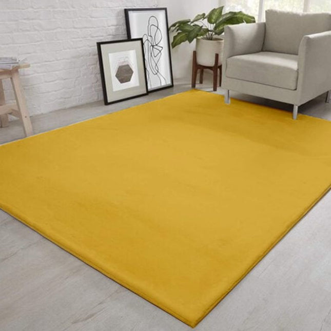 Covor Pufos Rabbit Veronico Galben