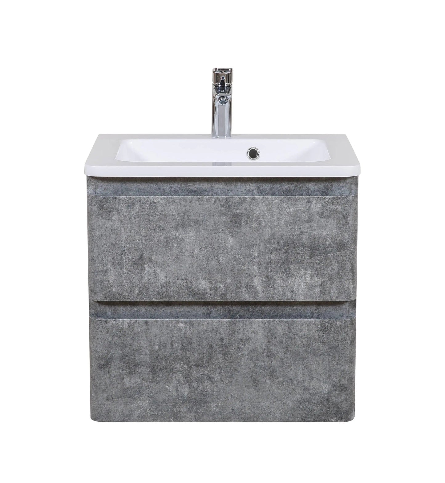 Mobilier de baie suspendat Accent gri