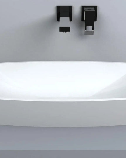 Lavoar Bremen pentru blat , Alb lucios