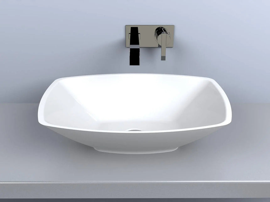 Lavoar Chambery pentru blat , Alb lucios