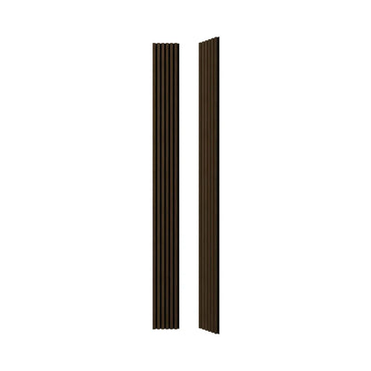Panou 6 Riflaje Esotica/Negru din Lemn, Linea Acoustic 6