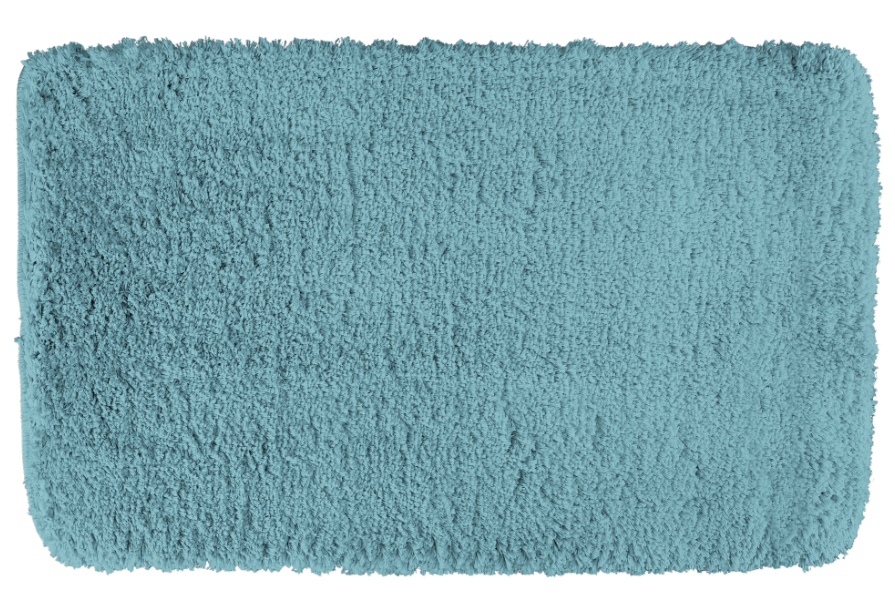 Covoras baie, SANITARY, Microfibra, 50x80 cm, albastru , Dreptunghiular