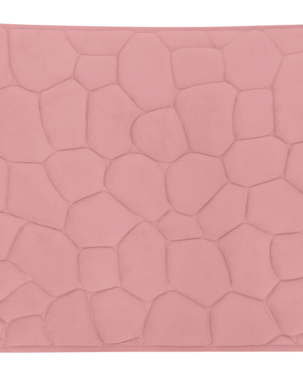 Covoras baie, SANITARY, Microfibra, 45x70 cm, Roz , Dreptunghiular