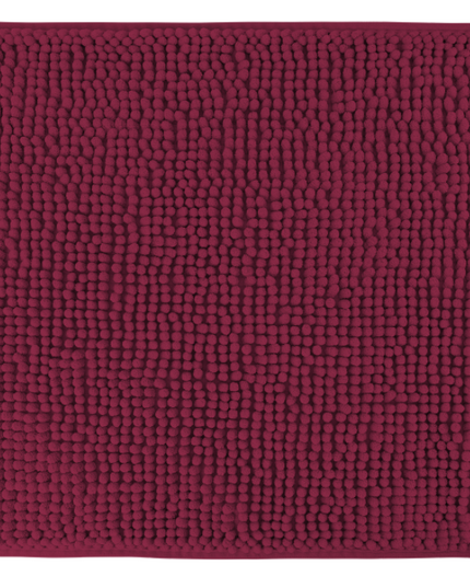 Covoras baie, SANITARY, Microfibra, 45x70 cm, Visiniu , Dreptunghiular