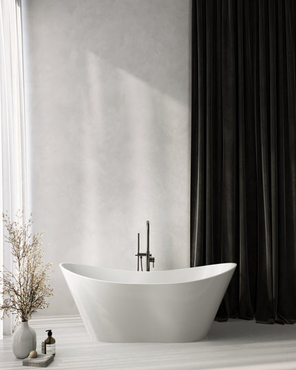 Cadă din compozit, lucioasă Florida