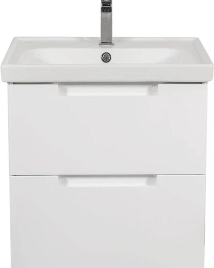 Mobilier de baie suspendat Infinity, Alb