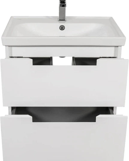 Mobilier de baie suspendat Infinity, Alb