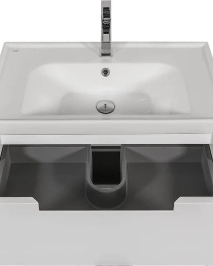 Mobilier de baie suspendat Infinity, Alb