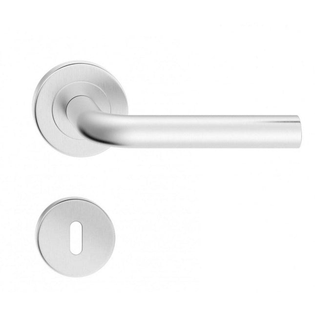 Manere usi LIU (DOMINO) inox cu rozeta cheie