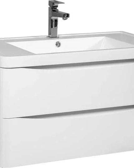 Mobilier de baie suspendat Vista, Alb