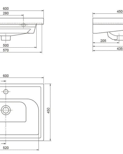 Mobilier de baie pe pardoseală Valencia Alb