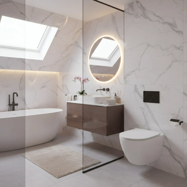 Vas WC Suspendat Luxury - Alb Mat, Rimless