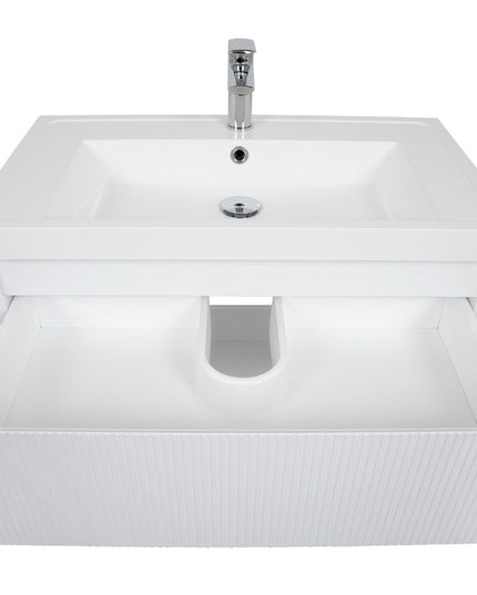 Mobilier de baie suspendat Accent Lux alb