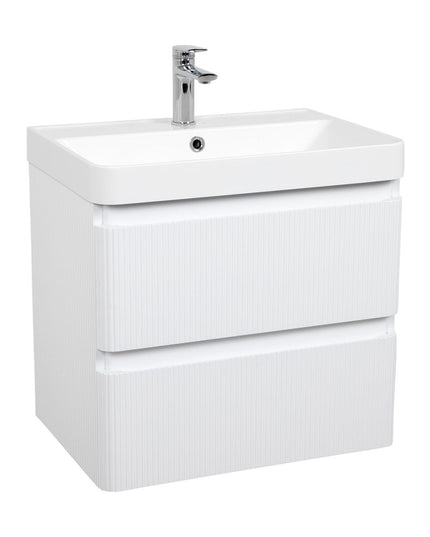 Mobilier de baie suspendat Accent Lux alb