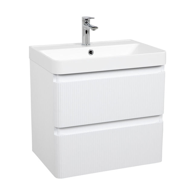 Mobilier de baie suspendat Accent Lux alb