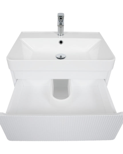 Mobilier de baie suspendat Accent Lux alb