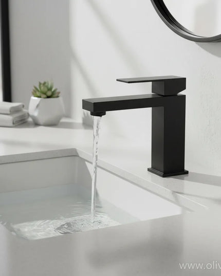 Baterie lavoar inox premium H-cubic – design modern și cartuș ceramic