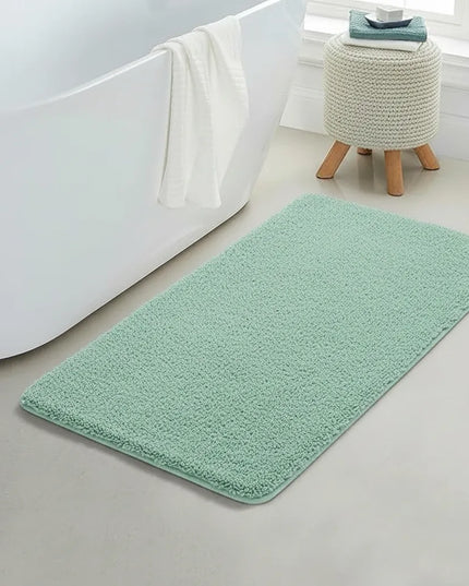 Covoraș baie din microfibră supersoft, antiderapant TRP, 45×75 cm, Menta