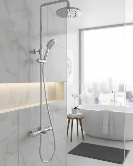 Set duș termostatic Thermostatic Urban Steel – confort și design premium